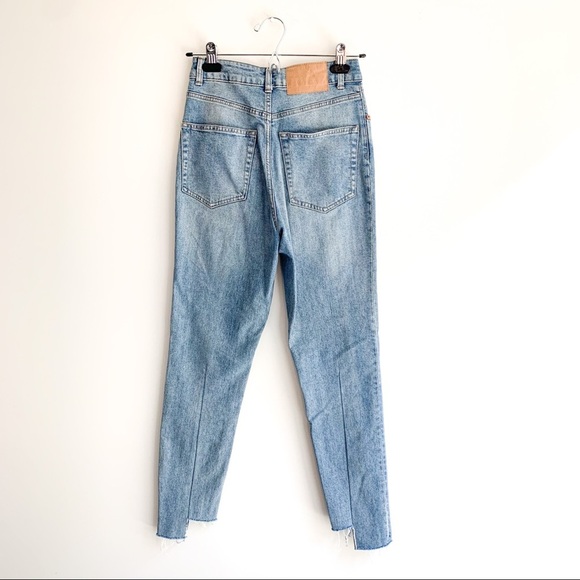 ASOS Cheap Monday Donna Skinny Jeans Dollar Blue High Rise Waist Denim Size 25 - Picture 15 of 16